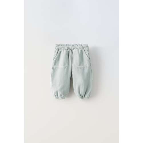 RUFFLED ROMANTIC SHIRTTWILL PANTSBABY/ FOUR-PACK OF COLORFUL SOCKS