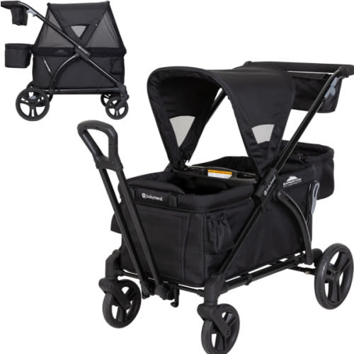 Baby Trend Expedition 2-in-1 Stroller Wagon Plus - Ultra Black
