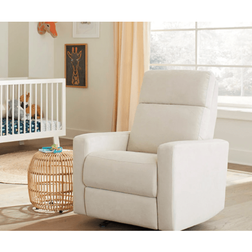 Luxury Power Nursery Glider Recliner IVORY - Nurture&