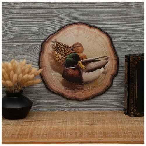 Two Ducks Wood Wall Decor