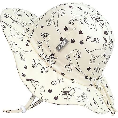 JAN & JUL 50+ UPF Cotton Sun Hat with Wide Brim for Toddler Girls