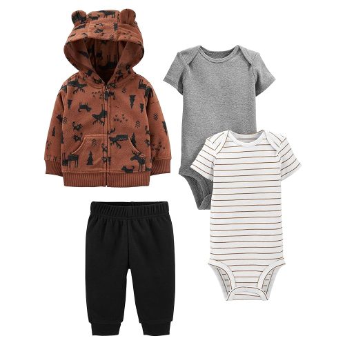 Simple Joys by Carter's baby-boys 4-piece Jacket, Pant, and Bodysuit Set