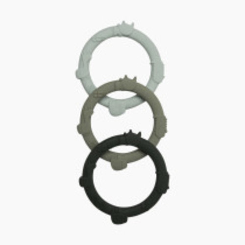 Loulou Lollipop Wild Teething Ring Set - Sage Green
