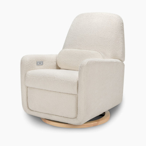 Arc Electronic Recliner and Swivel Glider - Ivory Boucle