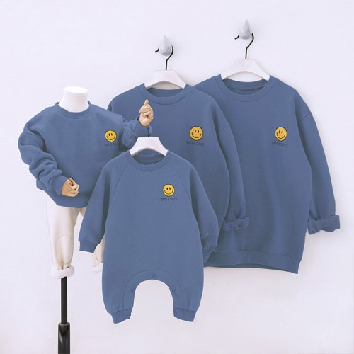 SMILE DAYS Family Matching Sweatshirts (no inner fleece)