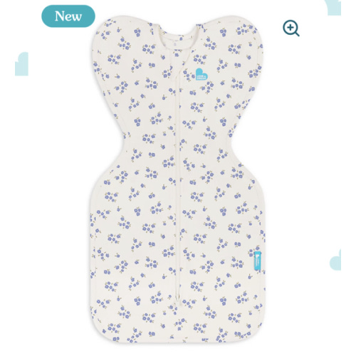 Swaddle Up™ 1.0 TOG Cotton Jacaranda Meadow