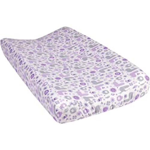 Trend Lab Llama Friends Deluxe Flannel Changing Pad Cover