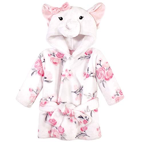 Hudson Baby Unisex Baby Plush Animal Face Bathrobe