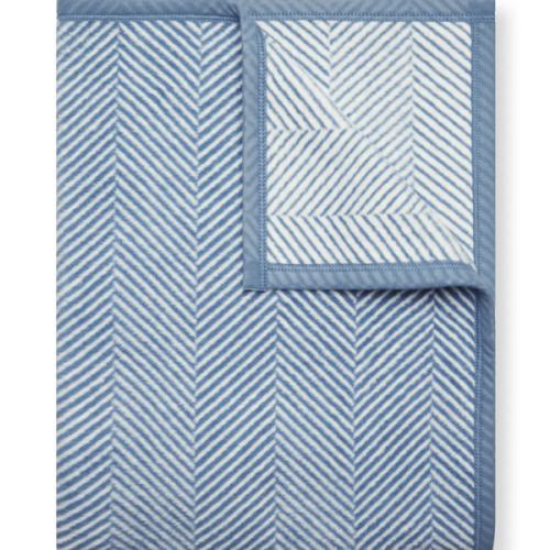 Harborview Herringbone Cornflower Blanket