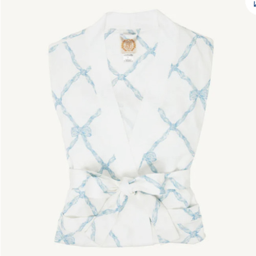 Ready or Not Robe (Women) - Buckhead Blue Belle Meade Bow with Worth A