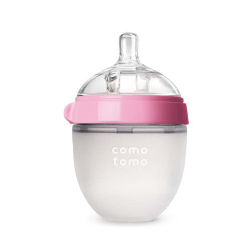 Comotomo Baby Bottle, Pink, 5 oz