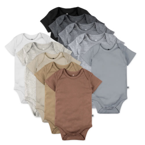 10-Pack Organic Cotton Short Sleeve Bodysuits | Honest Baby Clothing