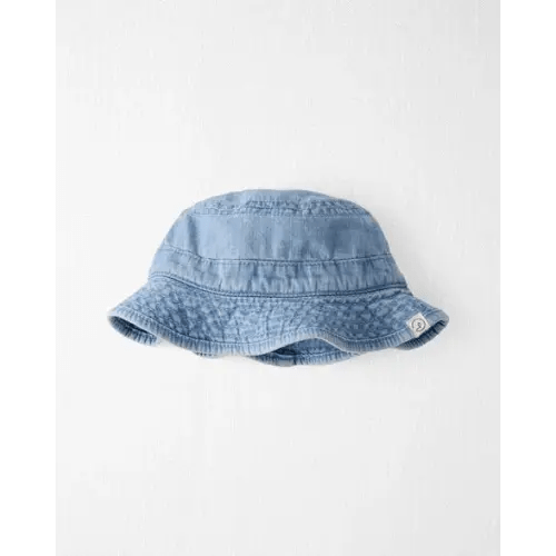 Baby Organic Cotton Chambray Bucket Hat - 0 - 3 Months | Carter's