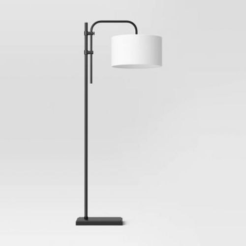 72"x16" Knox Floor Lamp - Threshold™: Modern Black Standing Lamp with Dimmer Switch