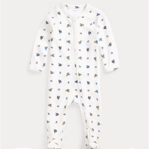 Polo Bear Cotton Interlock Coverall