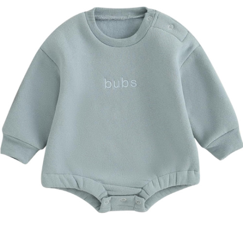 VISGOGO Newborn Infant Baby Boy Girls Oversized Romper Little Dude Sweater Onesie Coming Home Outfit Neutral Clothes
