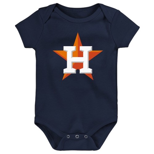 3-6 Mo Houston Astros Navy Primary Team Logo Bodysuit