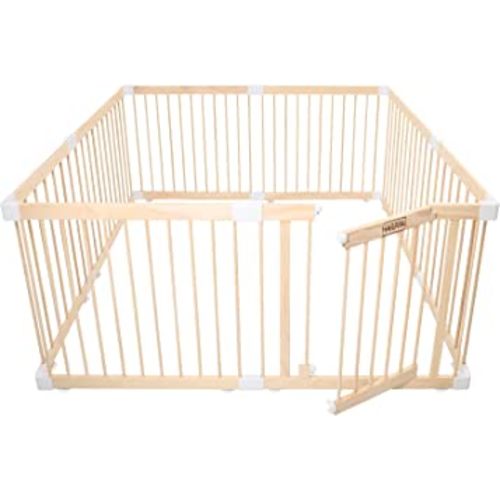 HARPPA Baby Gate Playpen Baby Fence for Babies and Toddlers Baby Play Yards for Play Area (60x71.5x24 inches)
