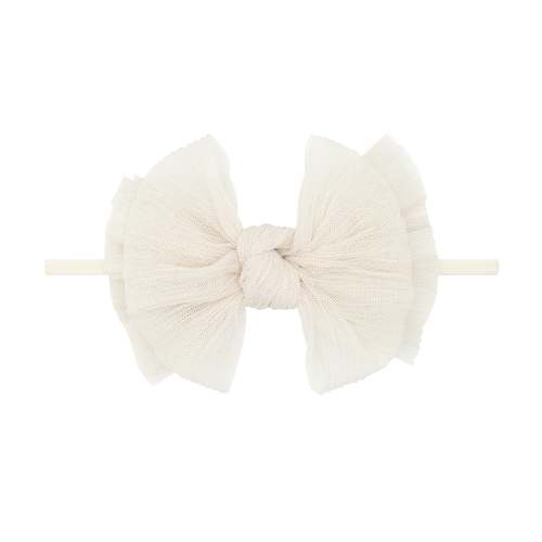 TULLE FAB® SKINNY: pleated oatmeal