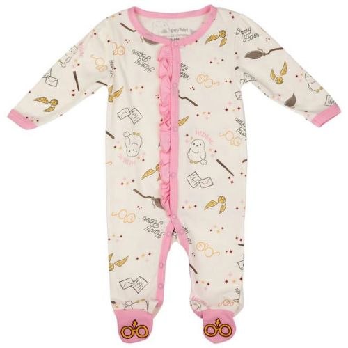 Harry Potter Cute Icons Footie Pajamas-6-9 Months