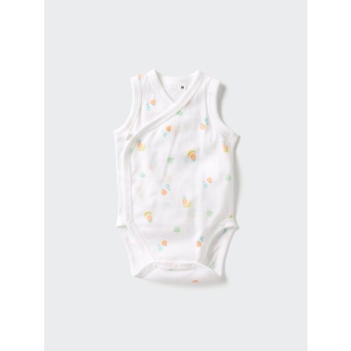Baby Baby Sleeveless Cotton Mesh Bodysuits | Open Front | Printed | UNIQLO US