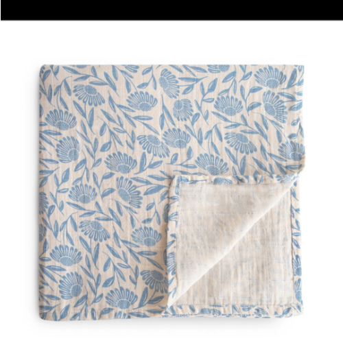 Organic Cotton Mushie Baby Muslin Swaddle Blanket