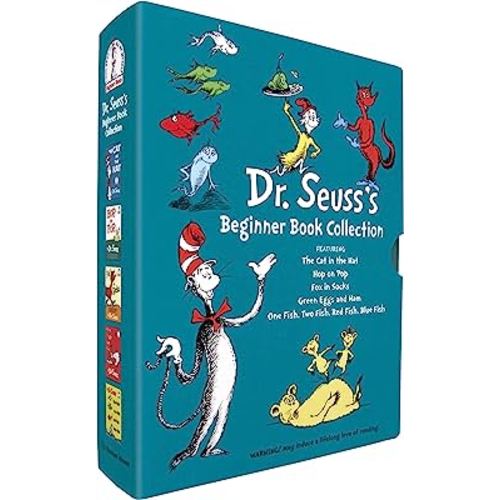 Dr. Seuss's Beginner Book Collection (Cat in the Hat, One Fish Two Fish, Green Eggs and Ham, Hop on Pop, Fox in Socks)
