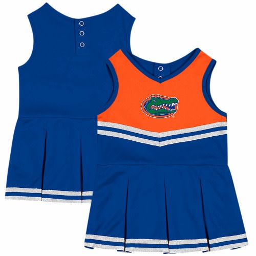Florida Gators Colosseum Girls Infant Time For Recess Cheer Dress - Royal