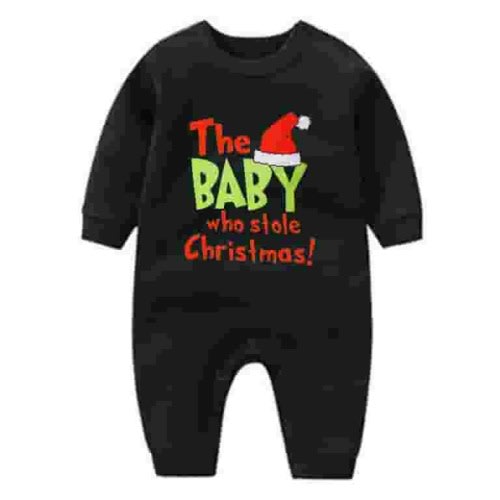 Ovbmpzd Cotton Baby Pjs Clearance Christmas Black Long Sleeve Graphic Prints Sleep N Plays Baby Girl Gifts 3-6 Months