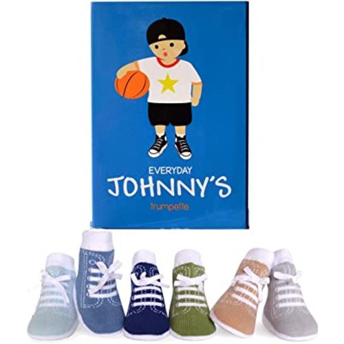 Trumpette Baby Boy/Girl Sock Set for Infant-Toddler, 6-pack, Unisex, 0-24 Months