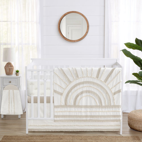 Sweet Jojo Designs Tufted Sun Ivory 6 - Piece Crib Bedding Set | Wayfair