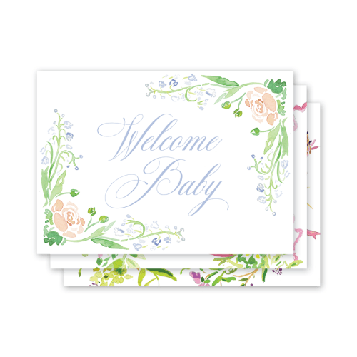 Floral Crest Milestone Cards