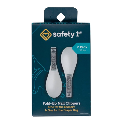 Safety 1st Fold-Up Nail Clippers - 2pk