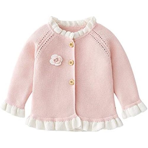 Simplee kids Baby Girls' Fall Winter Cardigan Sweaters Coats Outfits for Toddlers