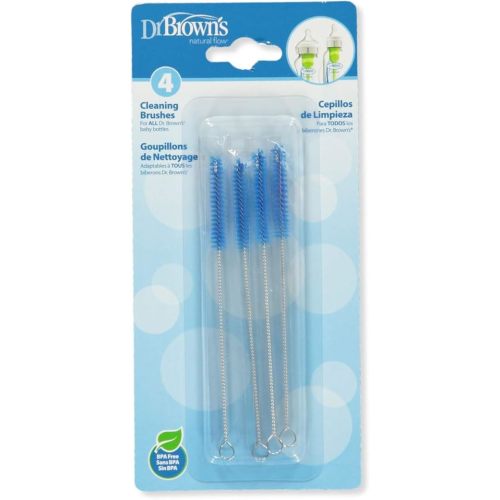 Dr. Brown's Natural Flow Cleaning Brush- Assorted Color(4-Count/Single Pack)