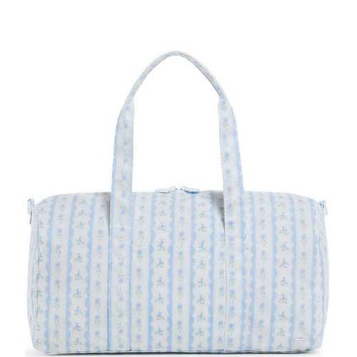 TRVL Design Ribbon Floral Print Weekender Duffle Bag