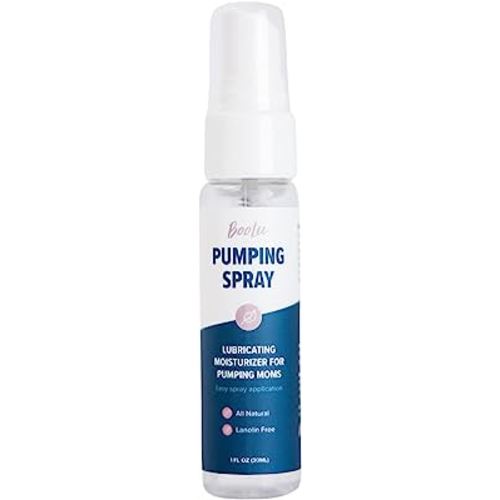 BooLu Pumping Spray - Breast Pump Lubricant - No Need to wash Off - Lanolin Free