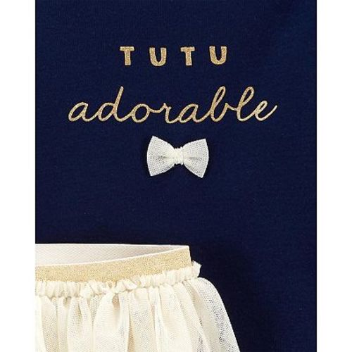 Baby Girl Carter's 2-Piece Adorable Bodysuit & Tutu Pants Set 24 m