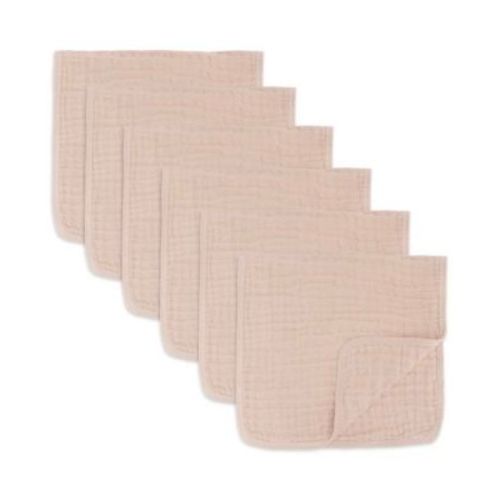 Muslin Burp Cloths, Pack of 6