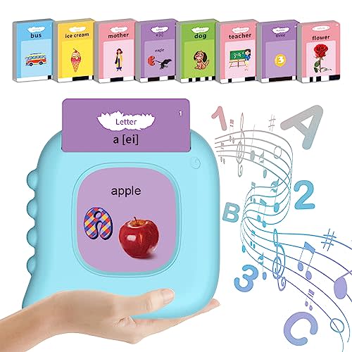 Toddler Learning Toys for 1-6 Year Olds, Montessori Toys for 1 2 Year Old, Learning Resources Materials, Educational Toys, Pocket Speech Therapy, 510Pcs Words Toddler Talking Flash Cards, Gifts Ideas