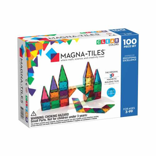 Magna Tiles - 100 Piece Clear Colours Set
– Little Canadian