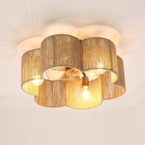 Boho Caged Ceiling Fan