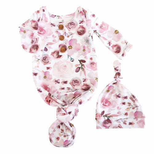Printed Knot Gowns for Girls | Best Sellers