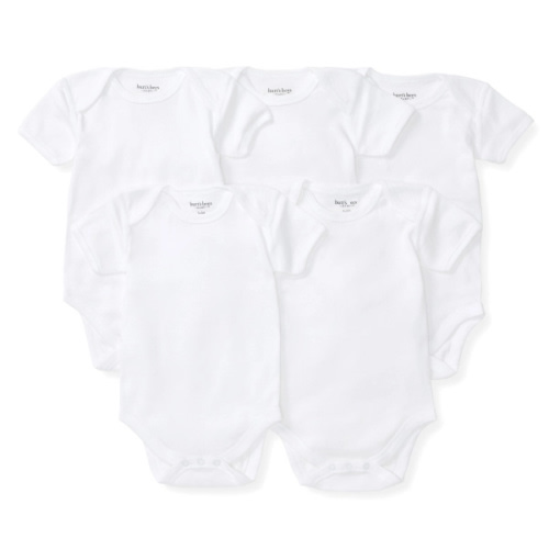 Bee Essentials Organic Short Sleeve Baby Bodysuit 5 Pack | Burt's Bees Baby®