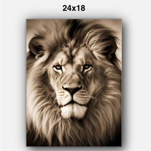 Canvas Lion