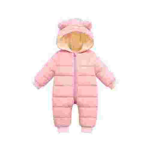 Generic Baby Boys Girls Snowsuit Infant Winter Hooded Jacket Toddler Jumpsuit Coat Toddler Kids Baby Boys Girls Snowsuit Infant Winter Clothes Jumpsuit Faux Hooded Jacket Coat Set Boys Winter Jacket