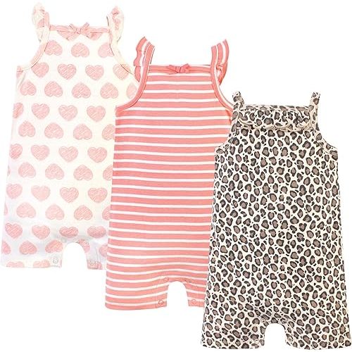 Touched by Nature baby-boys Organic Cotton Rompers