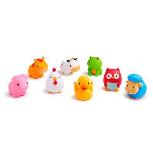 Munchkin Farm Squirters 8 Pack | Bath & Water Toys | Baby Bunting AU