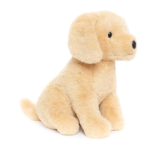 WEIGEDU Golden Retriever Stuffed Animal Dog Puppy Plush Toy with Embroidered Eyes for Babies, Boys, Girls, Kids - No Hard Parts, 12 inches