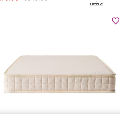 Avocado Eco Organic Crib Mattress - Double-Sided - Organic Cotton, Wool, Coconut Fiber - Infant-to-Toddler (FIRM) - Jordan's Furniture